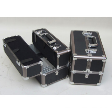 Professional Aluminum Cosmetic Makeup Case with Dividers